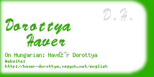 dorottya haver business card